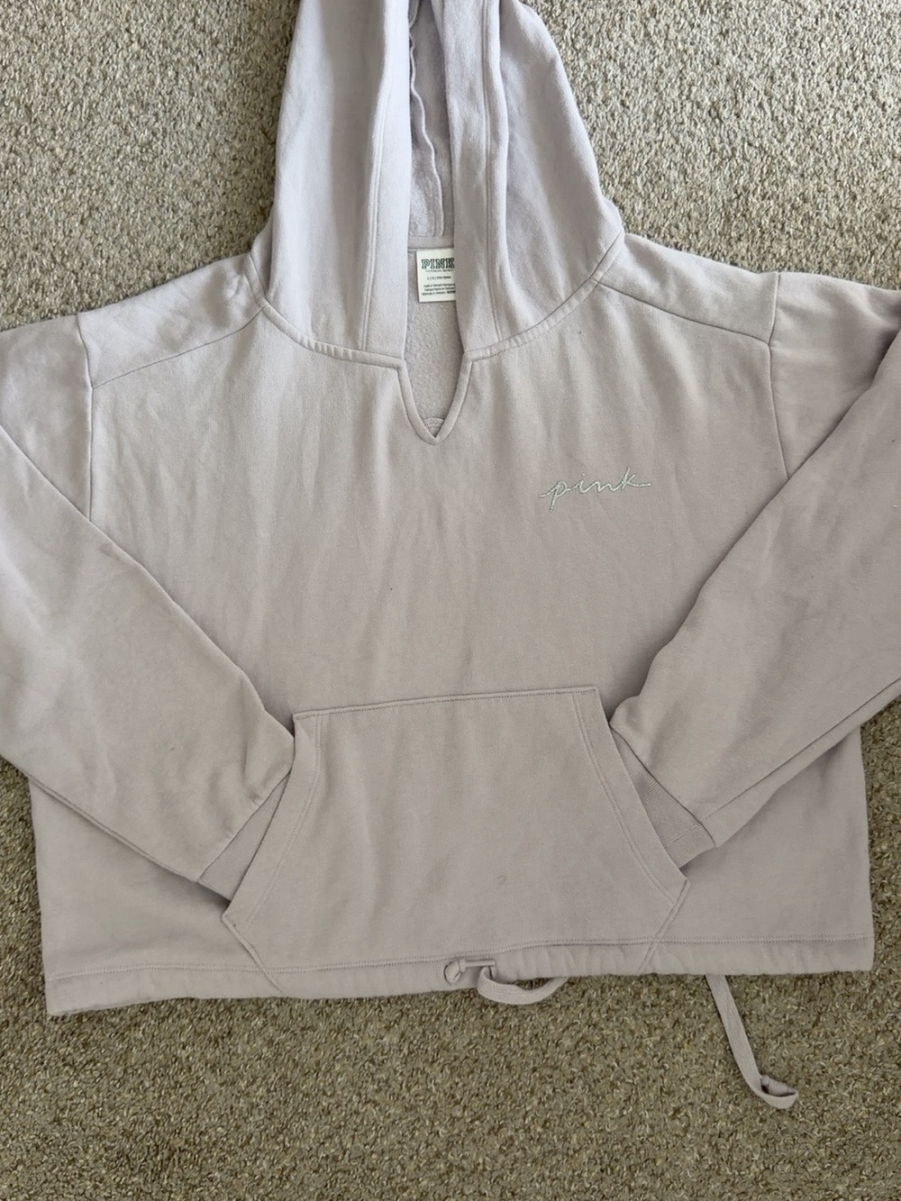 Victoria’s Secret PINK Rhinestone Bling Hoodie Y2K Size L
